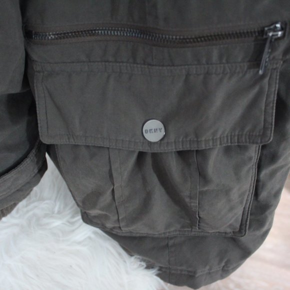DKNY Ladies Winter Parka, Warm and Cozy, Ladies Large - Picture 5 of 5